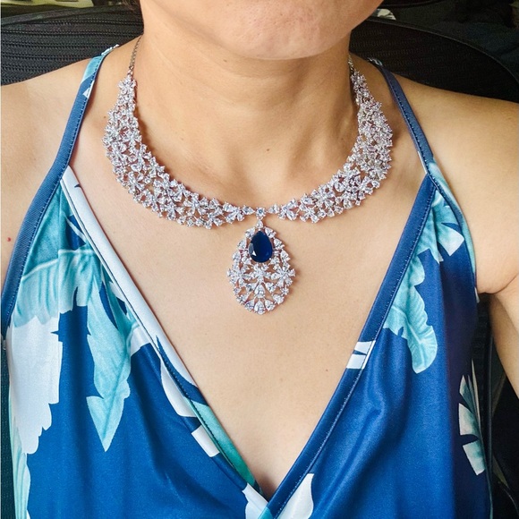 Cubic Zirconia Jewelry Set - Picture 3 of 3